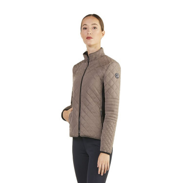 Chaqueta corta acolchada Ego7 Atena para mujer Tórtola Marr&amp;amp;amp;oacute;n