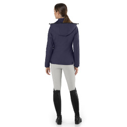 Chaqueta acolchada Ego7 Galy Lux con capucha desmontable para mujer Marino Azul marino