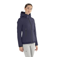 Chaqueta acolchada Ego7 Galy Lux con capucha desmontable para mujer Gris hielo Chaqueta acolchada Ego7 Galy Lux con capucha desmontable para mujer Gris hielo