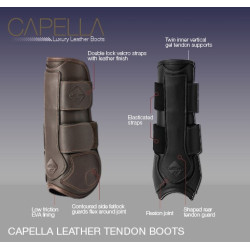 Protectores de tendón LeMieux Capella Negro Protectores de tendón LeMieux Capella Negro