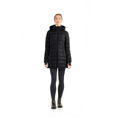 Parka larga acolchada Ego7 Era con capucha desmontable para mujer