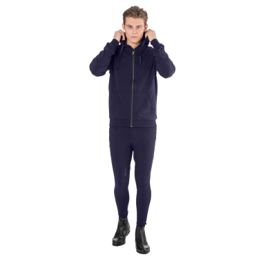 Sudadera con capucha con cremallera Ego7 para hombre Marino Azul marino