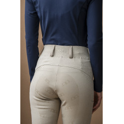 Pantalón híbrido Horseware con asiento de piel AA Fina para mujer Beige