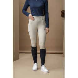 Pantalón híbrido Horseware con asiento de piel AA Fina para mujer Beige