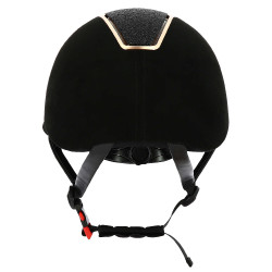 Casco Equi-Theme Glint Lamé Negro / oro rosa nuevo modelo Casco Equi-Theme Glint Lamé Negro / oro rosa nuevo modelo