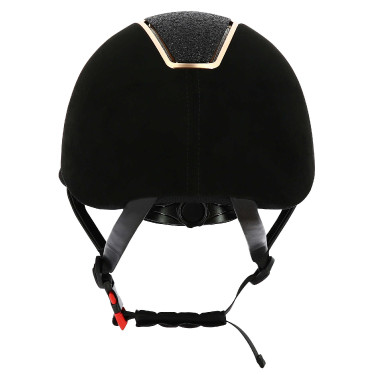 Casco Equi-Theme Glint Lamé Negro / oro rosa nuevo modelo Casco Equi-Theme Glint Lamé Negro / oro rosa nuevo modelo