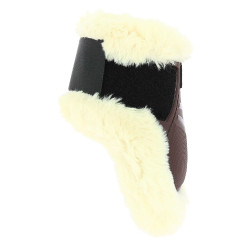 Protectores de menudillo Norton XTR de borreguillo sintético Castaño Marrón