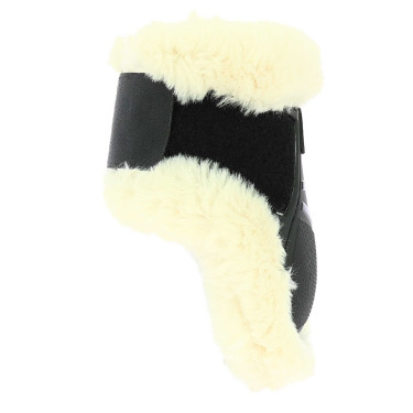 Protectores de menudillo Norton XTR de borreguillo sintético Negro