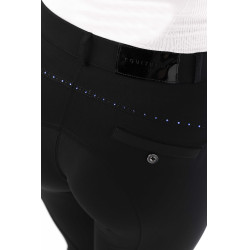 Pantalón Equithème Safir Negro / azúl Pantalón Equithème Safir Negro / azúl
