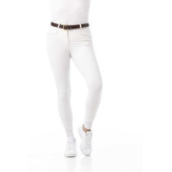 Pantalón Equithème Safir Blanco / azúl Pantalón Equithème Safir Blanco / azúl