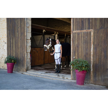 Polo Equithème Brussels  Blanco