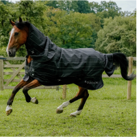 Manta impermeable EQUITHÈME – TYREX Lumin 600D Negro