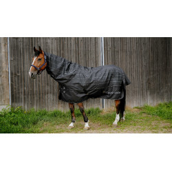 Manta impermeable EQUITHÈME – TYREX Lumin 600D Negro