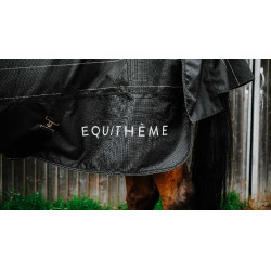 Manta impermeable EQUITHÈME – TYREX Lumin 600D Negro