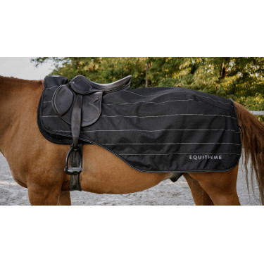 Manta de ejercicio EQUITHÈME – TYREX Lumin 600D Negro