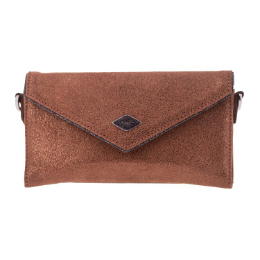 PENELOPE New Phone Pocket Glitter Coñac / purpurina