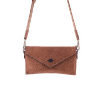 PENELOPE New Phone Pocket Glitter Coñac / purpurina