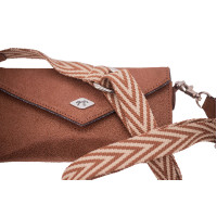 PENELOPE New Phone Pocket Glitter Coñac / purpurina