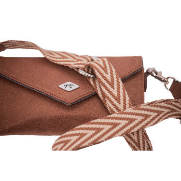 PENELOPE New Phone Pocket Glitter Coñac / purpurina