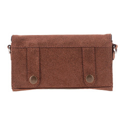 PENELOPE New Phone Pocket Glitter Coñac / purpurina