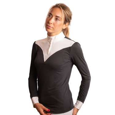 Polo de Concours PENELOPE Verone Negro / blanco