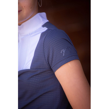 Polo EDEN BY PL Florence mesh Marino Azul marino