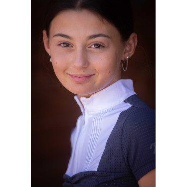 Polo EDEN BY PL Florence mesh Marino Azul marino