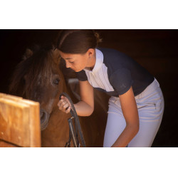 Polo EDEN BY PL Florence mesh Marino Azul marino