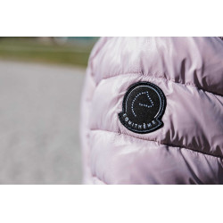 Chaqueta acolchada Te quiero Equithème Lutha Negro / rosa