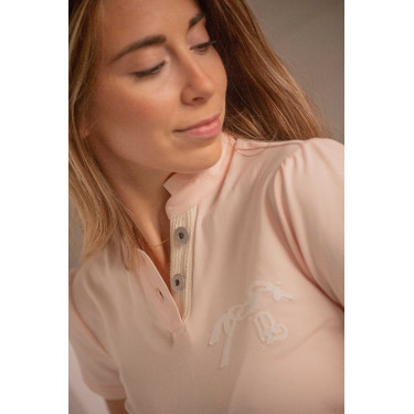 Polo PENELOPE Victorine Melocotón Rosa