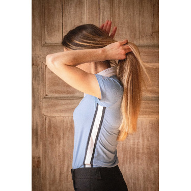 Polo de concurso Pénélope Moon Azul ártico