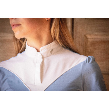 Polo de concurso Pénélope Moon Azul ártico