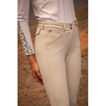 Pantalón Pénélope Point Sellier Crema Beige