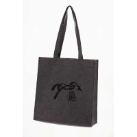 Bolsa Pénélope Feutre Gris / negro