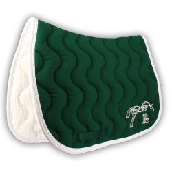 Mantilla Pénélope Classique Verde bosque / blanco