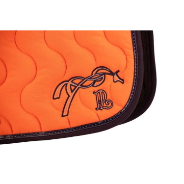 Mantilla Pénélope Classique Naranja / azul marino