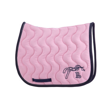 Mantilla Pénélope Classique Rosa pálido / azul marino