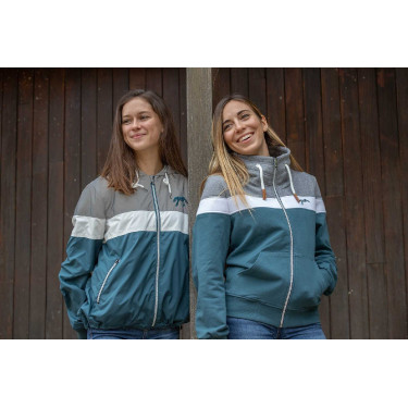 Cortavientos Pénélope Celecce Pato azul