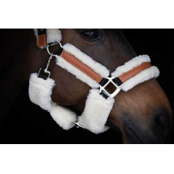 Cabezada de cuadra Pénélope Soft Negro / beige