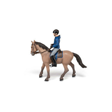 Caballo de paseo con su jinete Papo