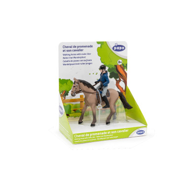 Caballo de paseo con su jinete Papo