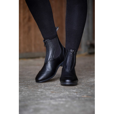 Botines EQUITHEME Zurich con cremallera Negro