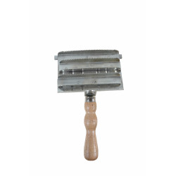 Peine de curry metálico Borstiq