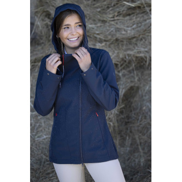 Chaqueta Softshell Equithème Lila Azul marino Chaqueta Softshell Equithème Lila Azul marino