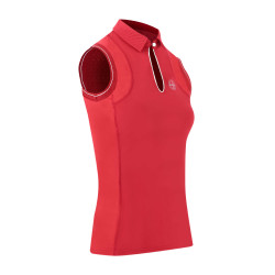 Polo Equithème Sarah Cereza Rojo