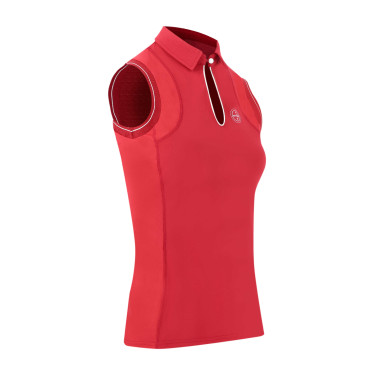 Polo Equithème Sarah Cereza Rojo