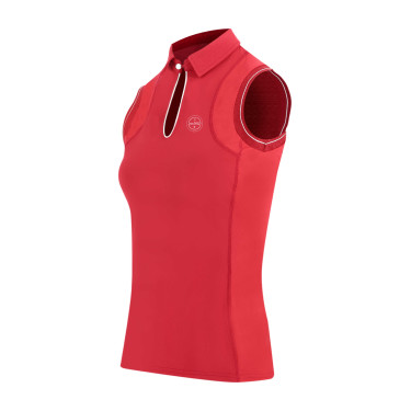 Polo Equithème Sarah Cereza Rojo