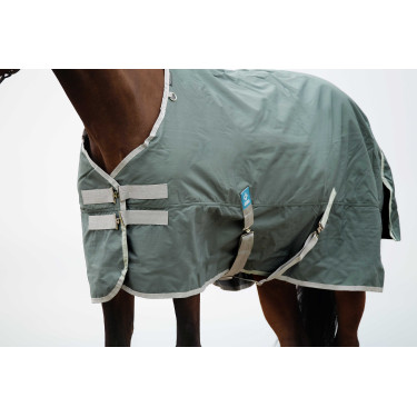 Manta Equithème TYREX 600D reciclada Verde