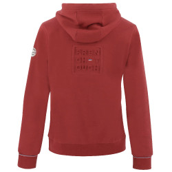 Sudadera con cremallera Equithème Courtney Cereza Rojo Sudadera con cremallera Equithème Courtney Cereza Rojo