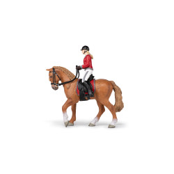 Caballo de paseo con su amazona Papo